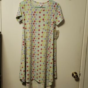 Luluroe "Carly" high-low hemline tee shirt dress